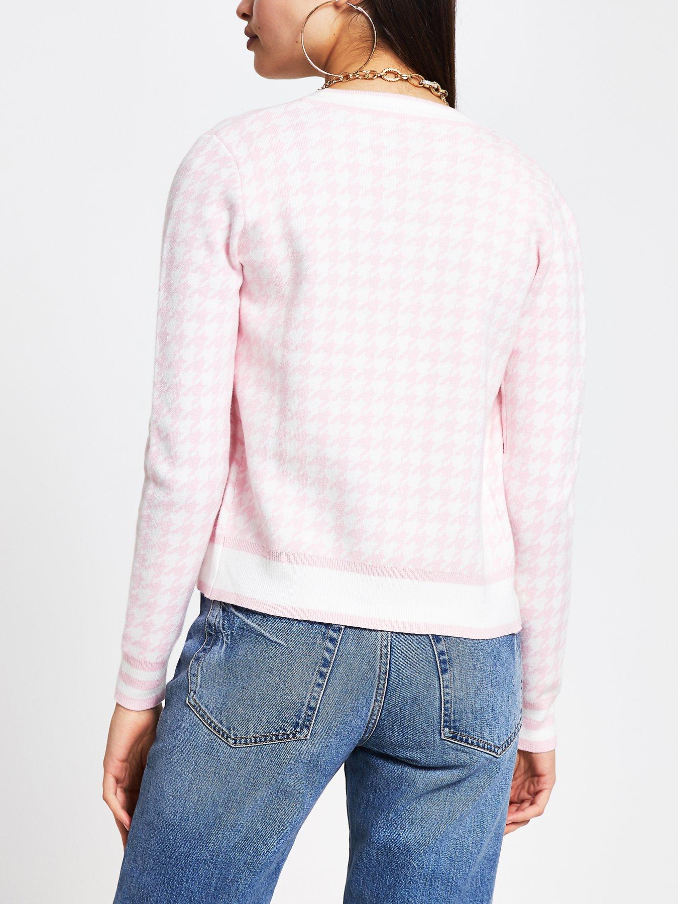 pink cardigan river island