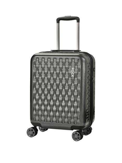 rock-luggage-allure-carry-on-8-wheel-suitcase-charcoal