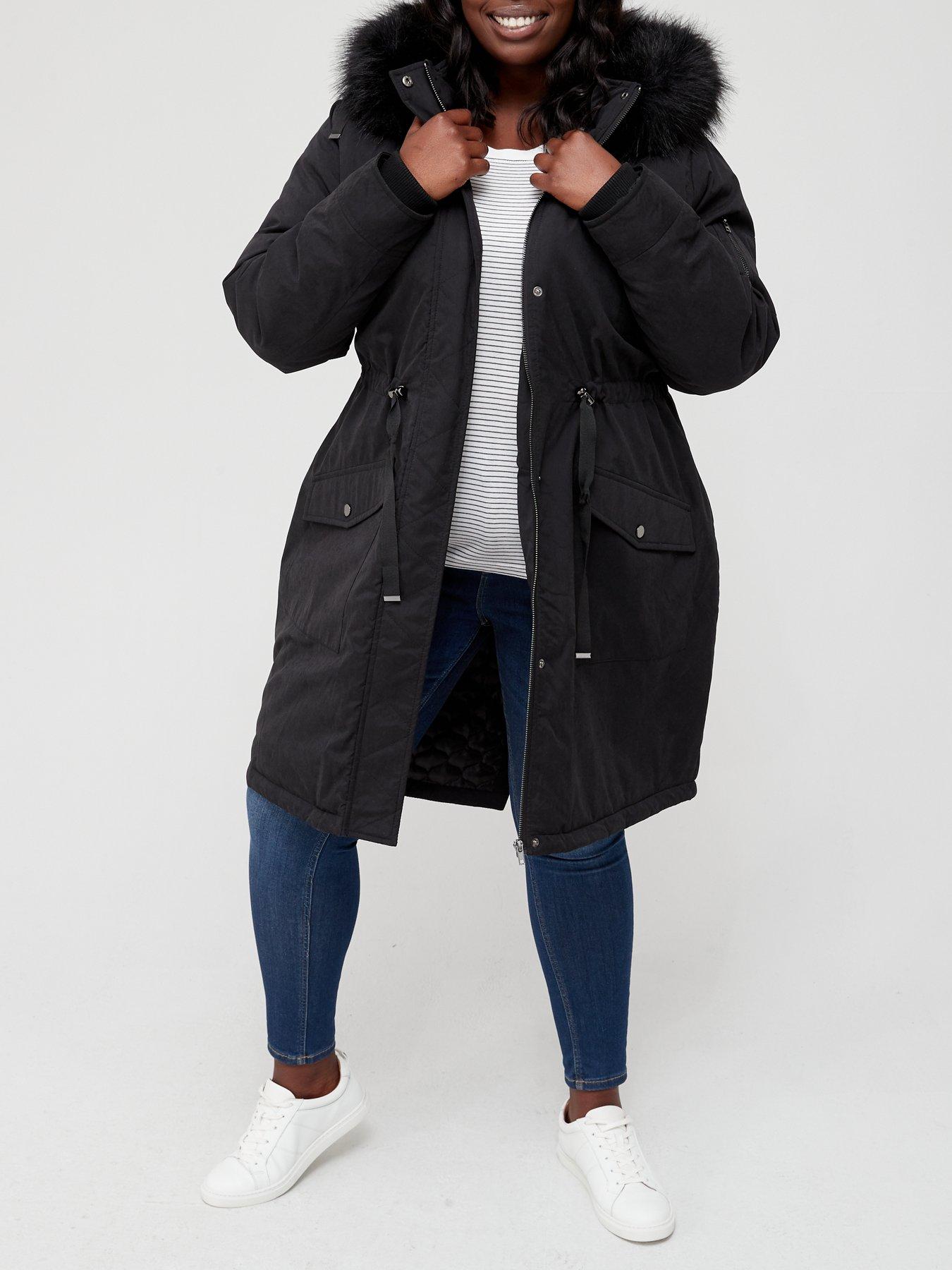 size 26 parka coat