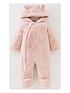 mini-v-by-very-baby-girlsnbspfaux-fur-cuddle-suit-pinkfront