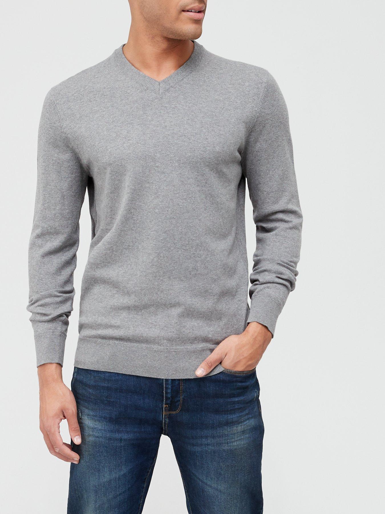 men's crew neck jumpers