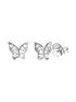 the-love-silver-collection-the-love-silver-collection-butterfly-cubic-zirconia-studsoutfit