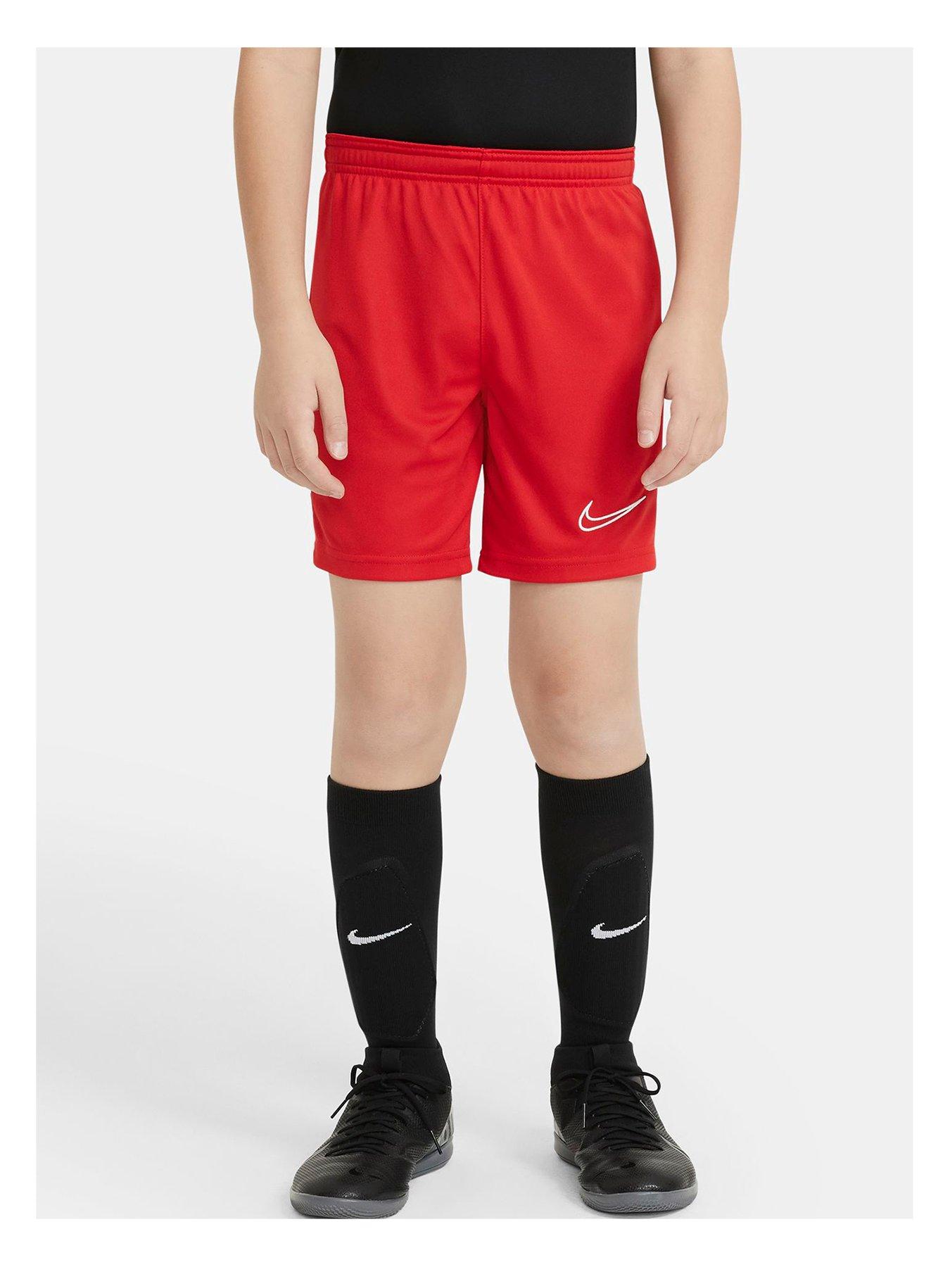 red nike shorts junior