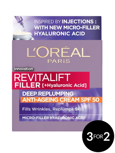 loreal-paris-loreal-paris-revitalift-filler-hyaluronic-acid-anti-ageing-anti-wrinkle-spf-50-replumping-day-cream-50ml