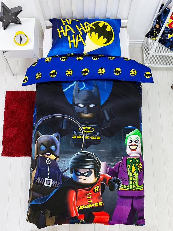Lego Batman Superheroes Challenge, Superhero Double Duvet Cover Set