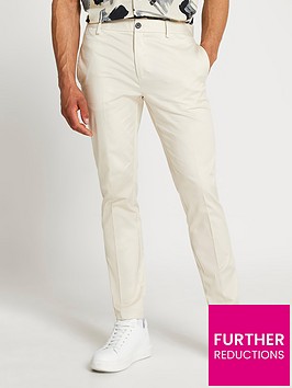 river-island-skinny-fit-chino-trousers-cream