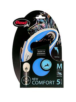 flexi-flexi-new-comfort-blue-5m-cord-dog-lead-medium