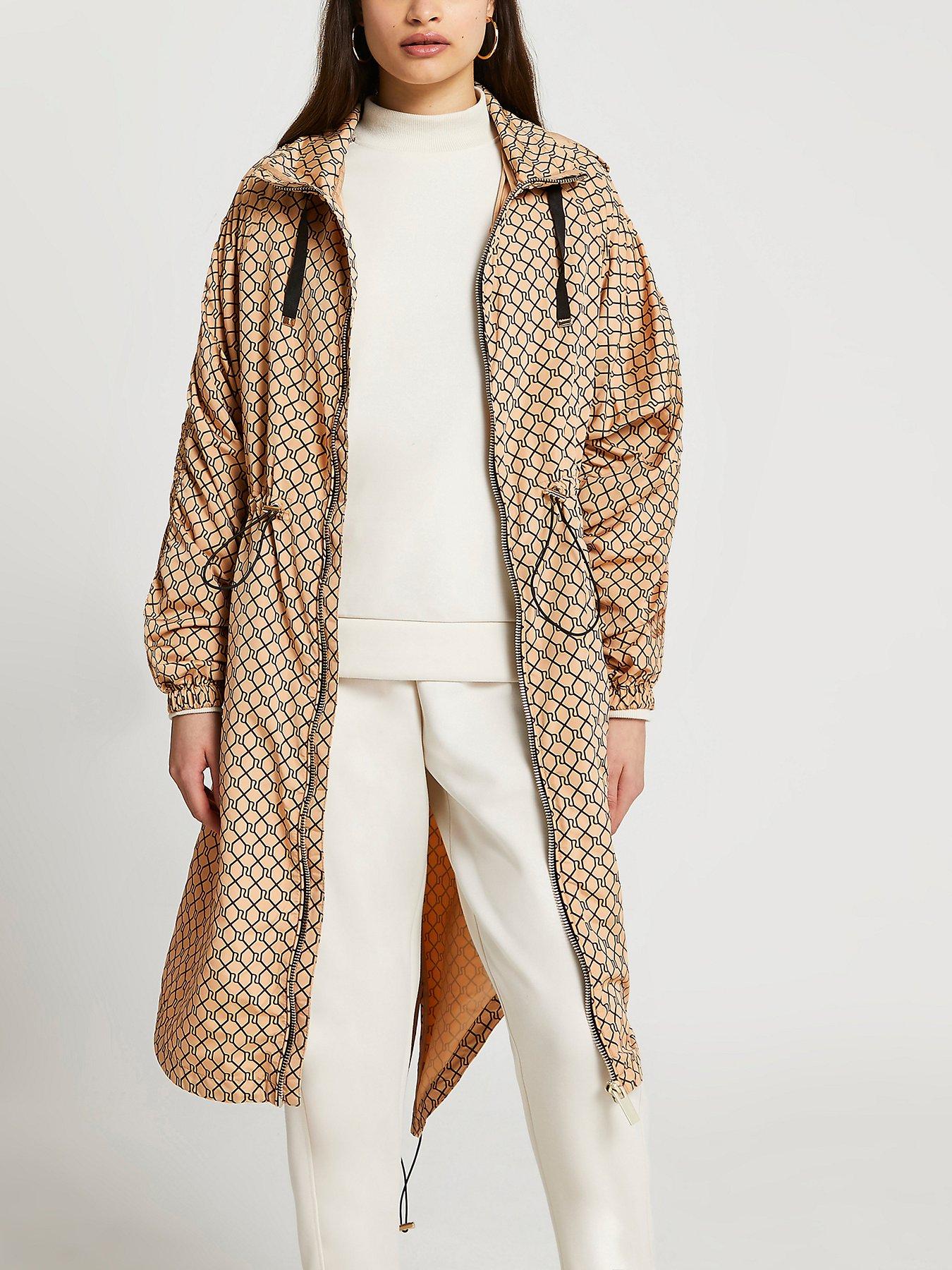 river island rain jacket