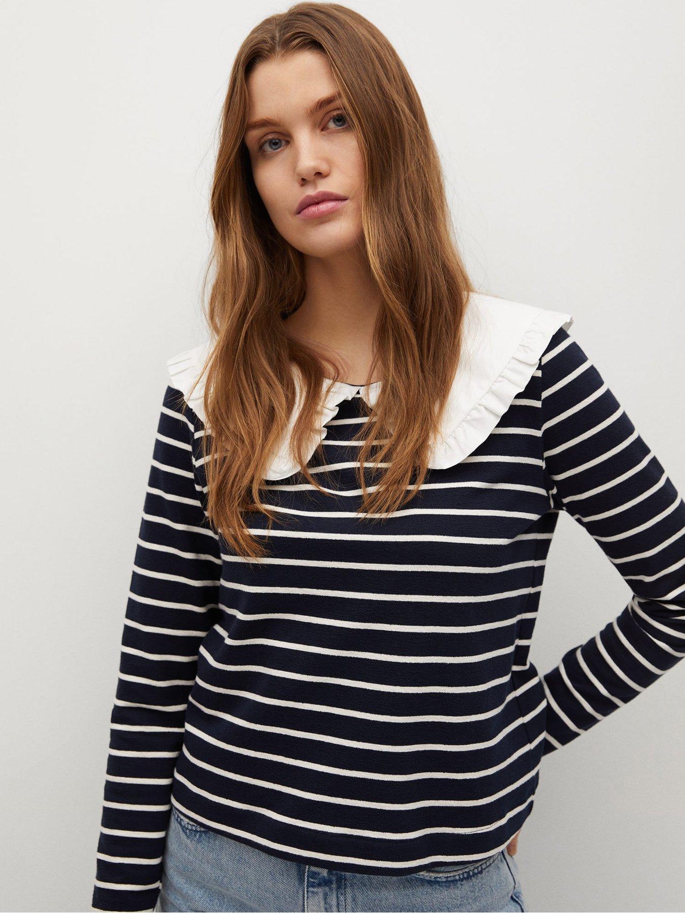 white stuff fluid stripe jumper