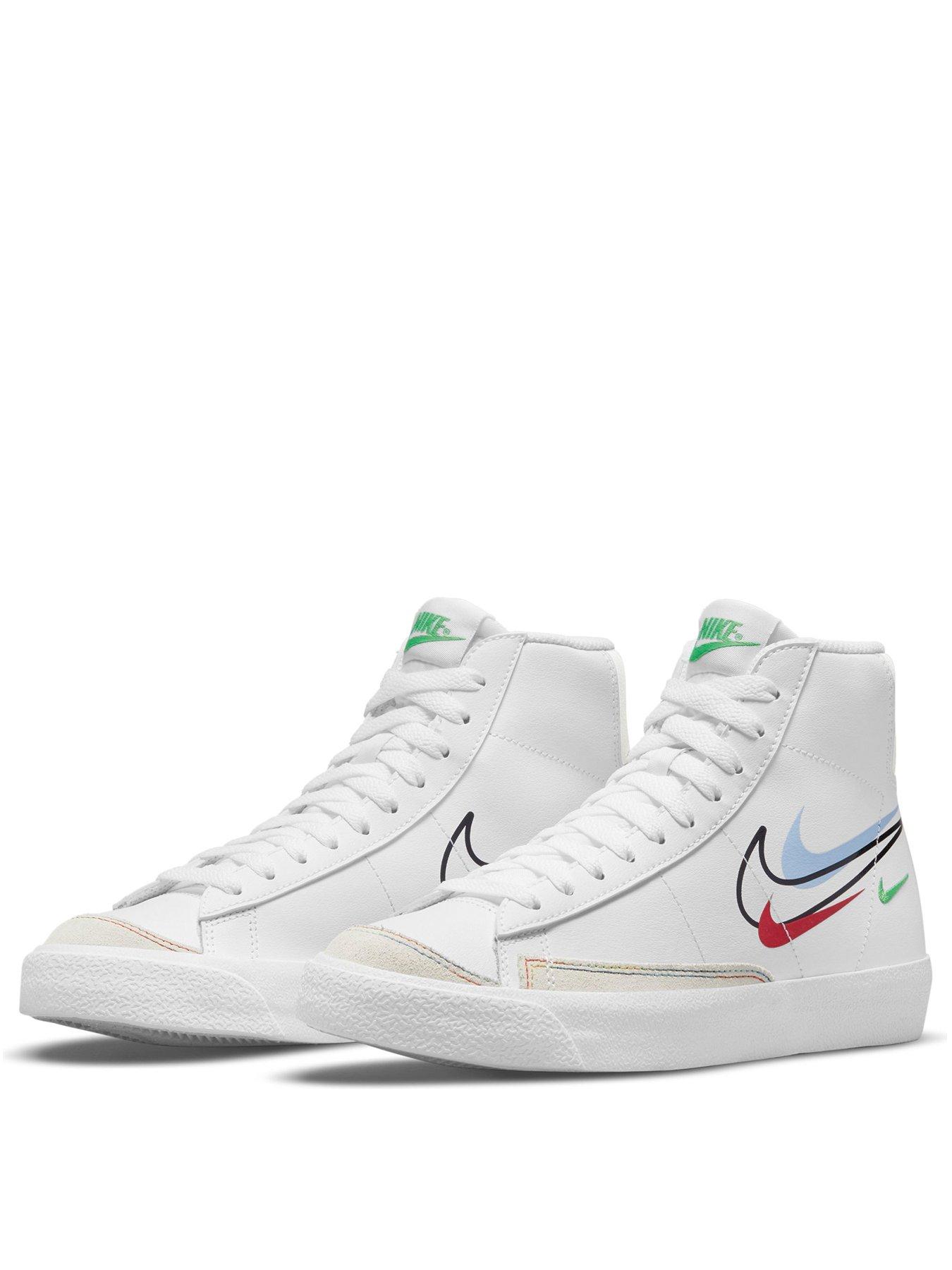 nike blazers junior black