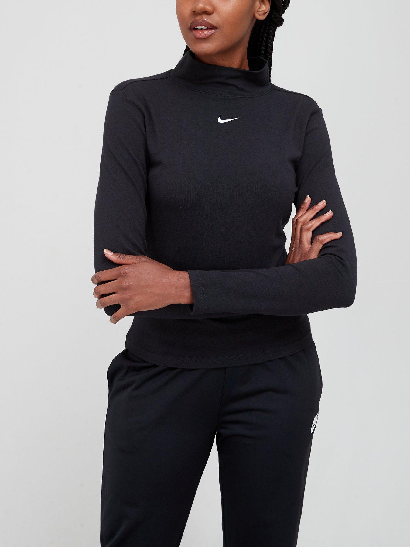 nike running half zip top womens