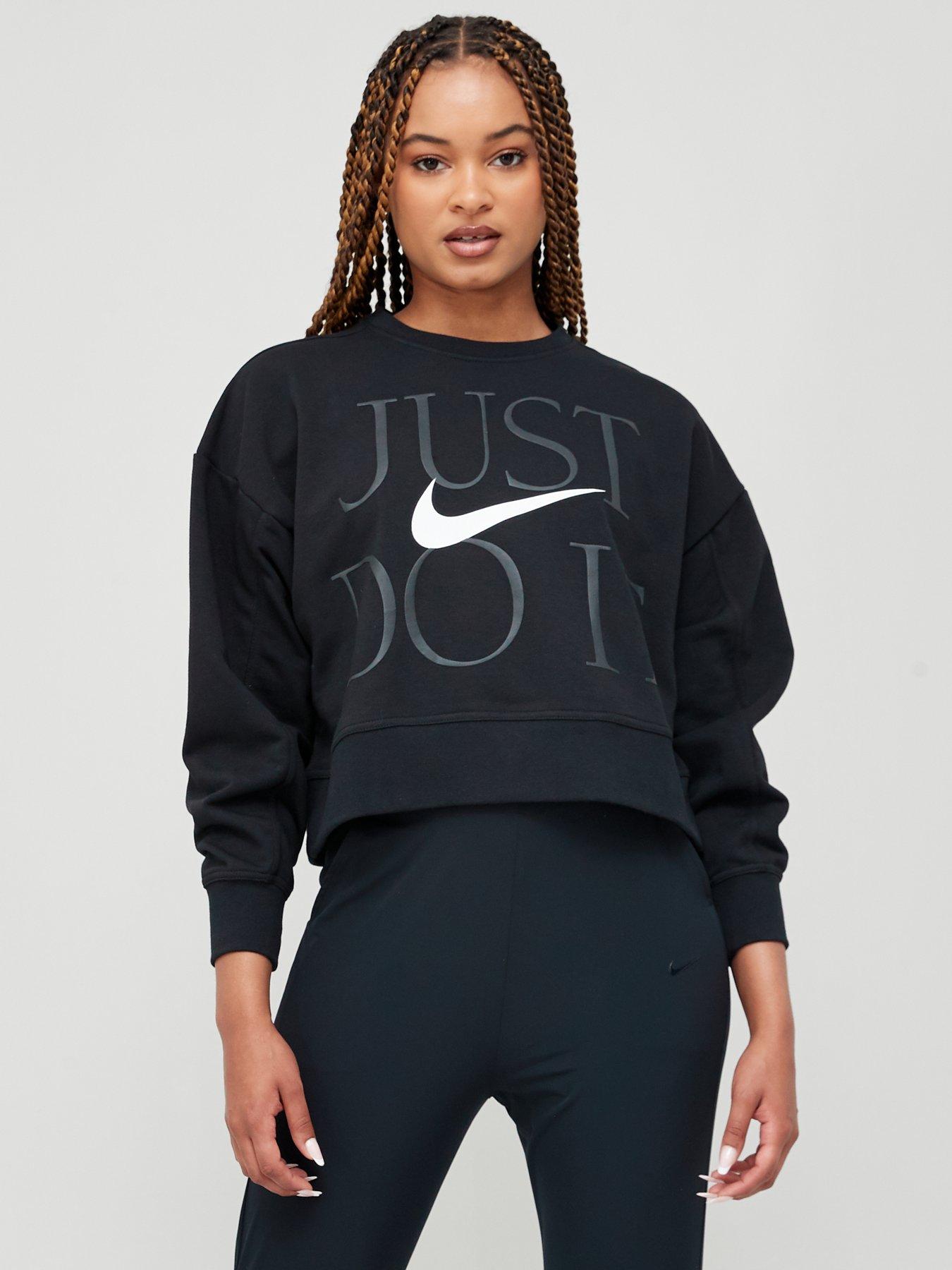 nike tube top and sweats