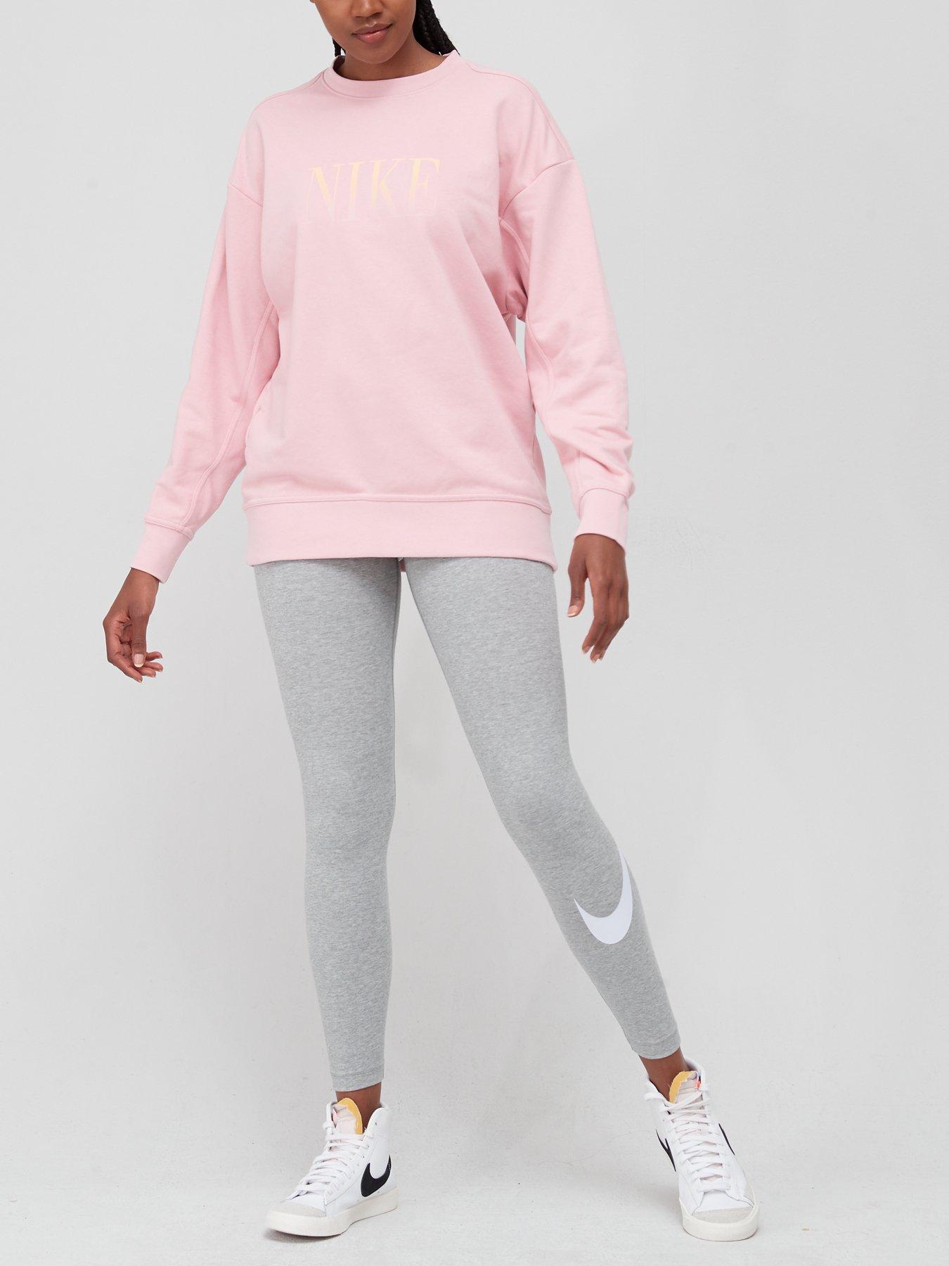 blush nike sweatshirt