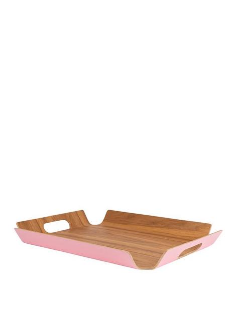 navigate-candy-pink-willow-wood-serving-tray