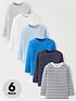 mini-v-by-very-boys-essentials-6-pack-long-sleeve-t-shirts-bluesfront