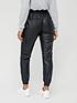 v-by-very-faux-leather-cargo-utility-jogger-blacknbspstillFront