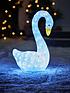 acrylic-outdoor-swan-christmas-decorationstillFront