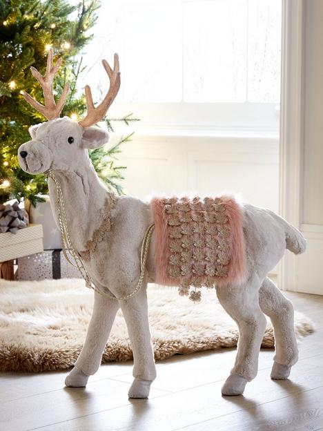 heaven-sends-pink-standing-deer-christmas-decoration