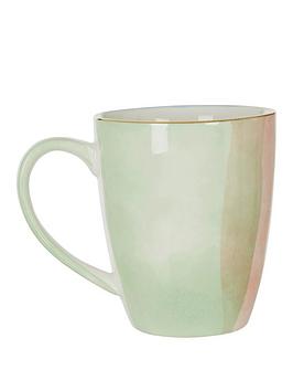 premier-housewares-colour-of-paradise-mug-hand-painted-porcelain-gold-finish-rim