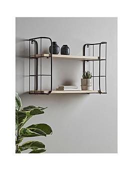 cox-cox-industrial-wood-metal-shelf-unit
