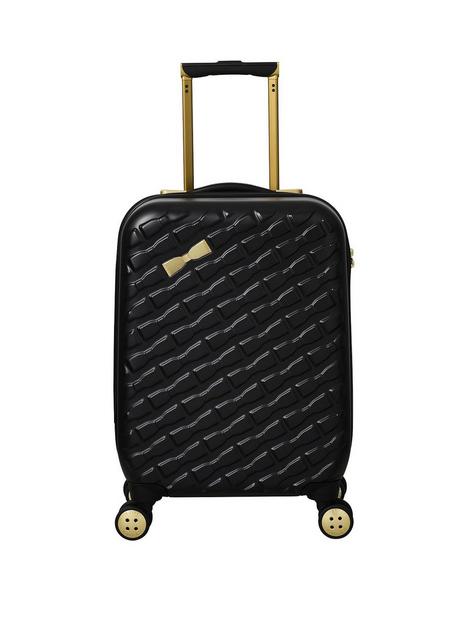 ted-baker-belle-small-trolley-suitcase-black