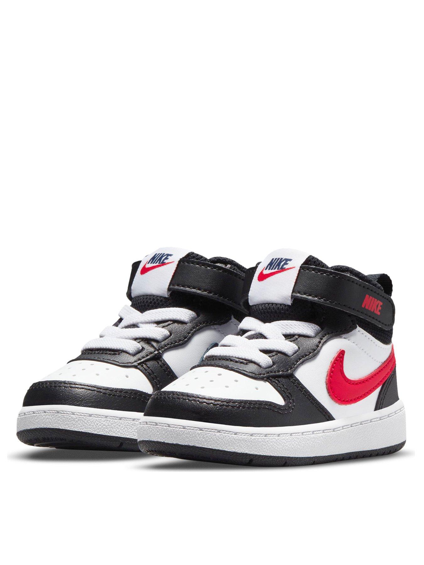 nike court borough infant black