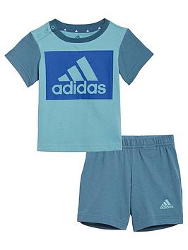 adidas-infant-unisexnbspt-shirt-set-blue