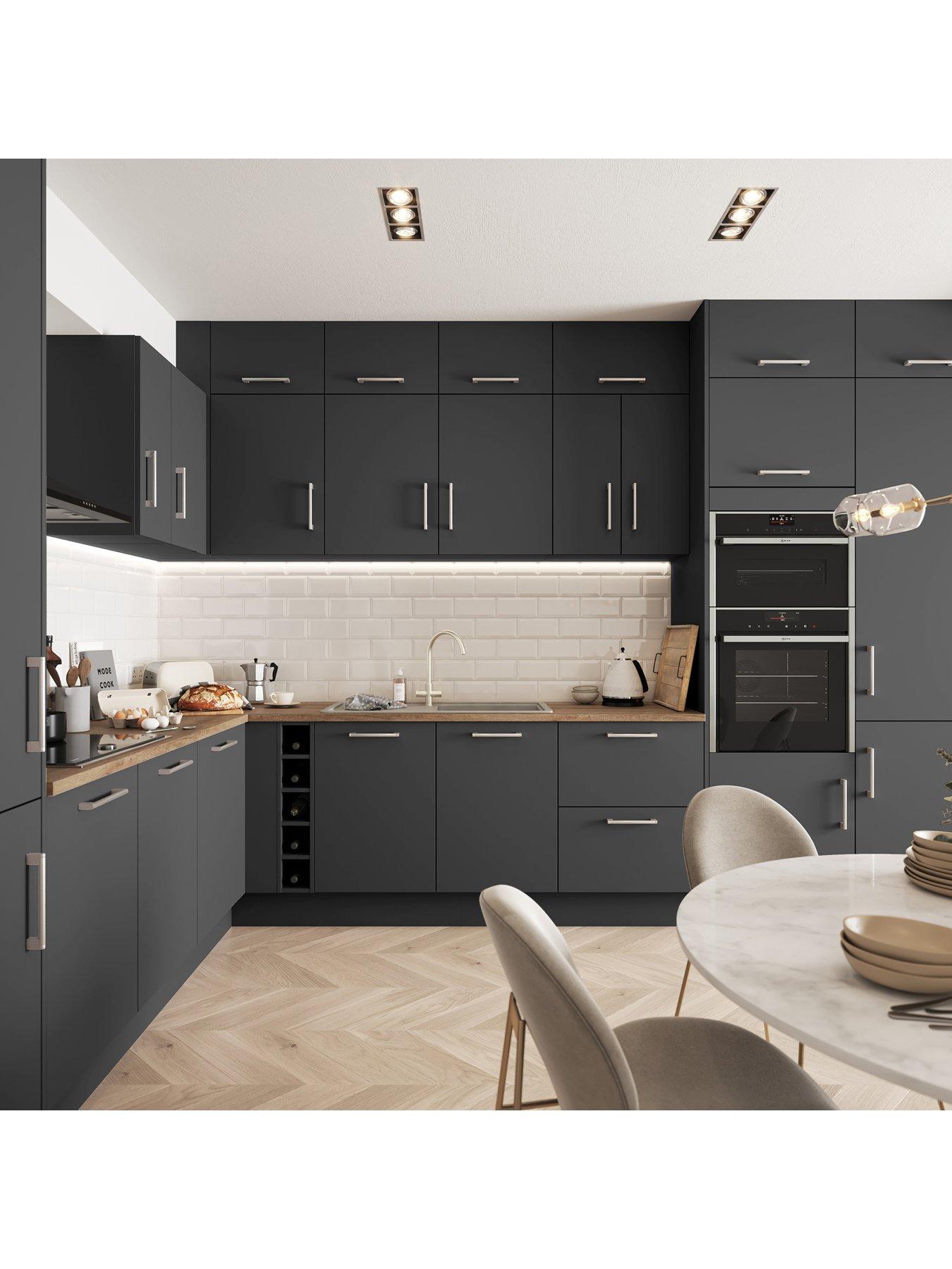 Manor Interiors Linea Graphite Base Wine Rack Unit 150mm Littlewoodsireland Ie