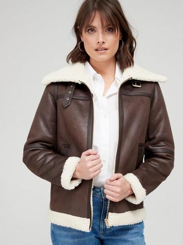 Faux Fur Coats Jackets Littlewoods, Jones New York Petite Textured Faux Fur Coat With Hooded Eyes
