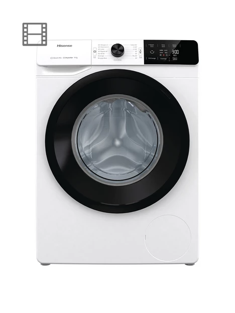 prod1090645286: WFGE90141VM  9kg Load, 1400rpm Spin Washing Machine - White
