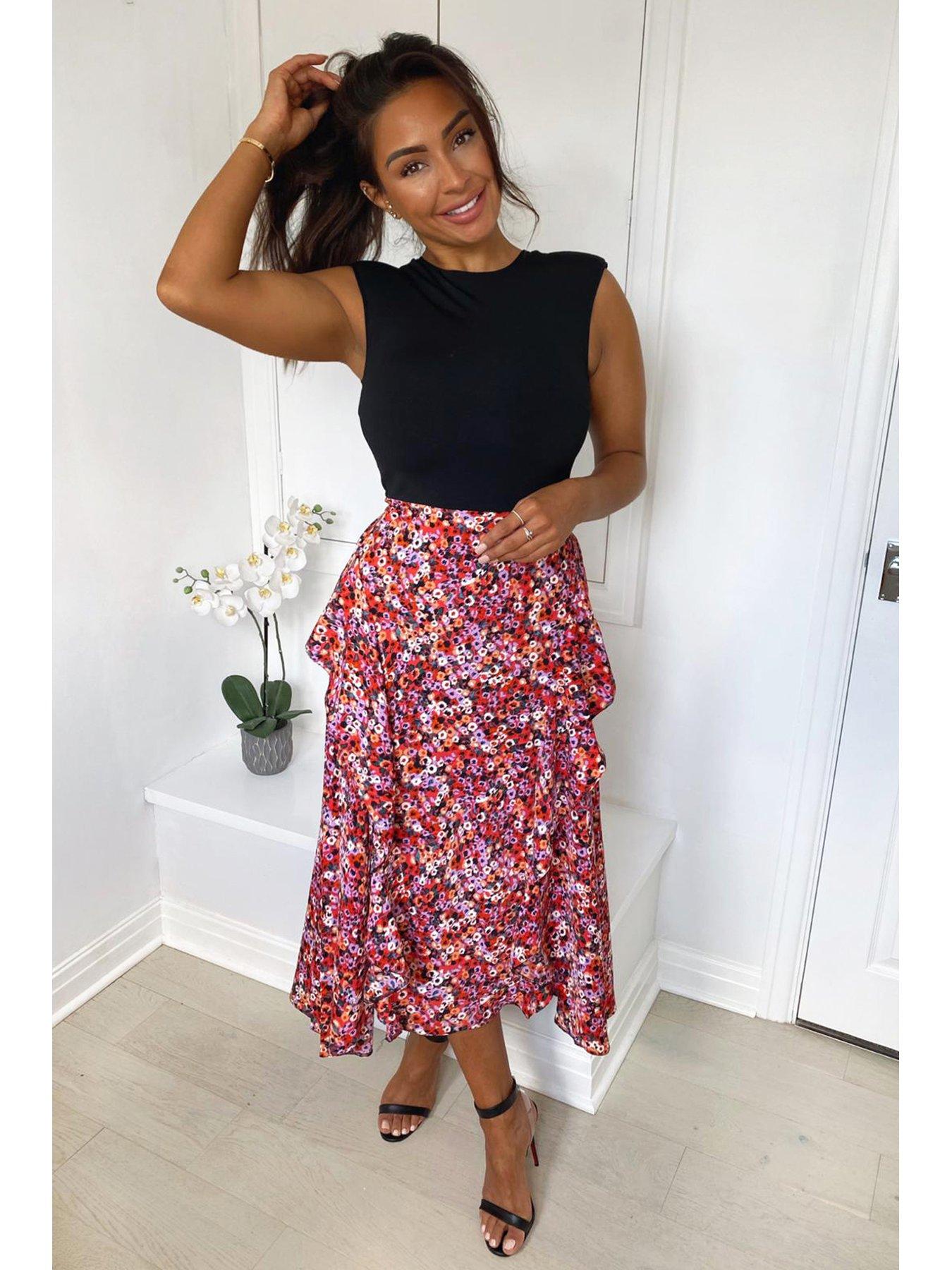 ax paris midi skirt