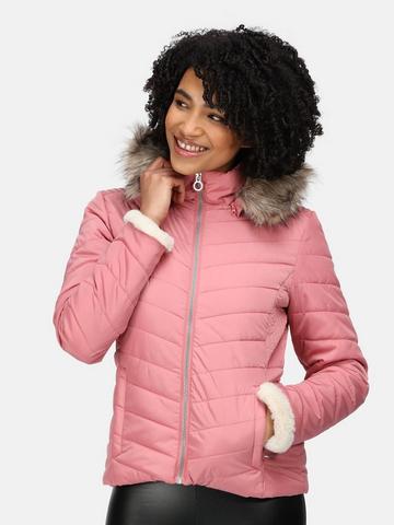 Ladies Trespass Ruin Womens Quilted Long Length Coat Downtouch Padded Jacket