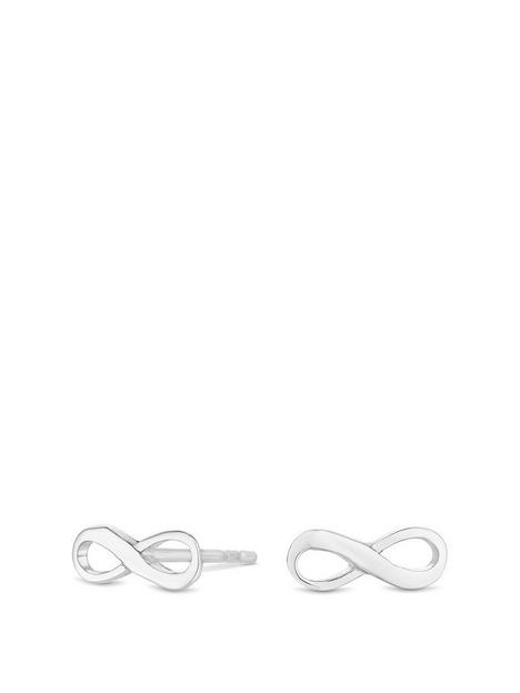 simply-silver-polished-infinity-stud-earrings