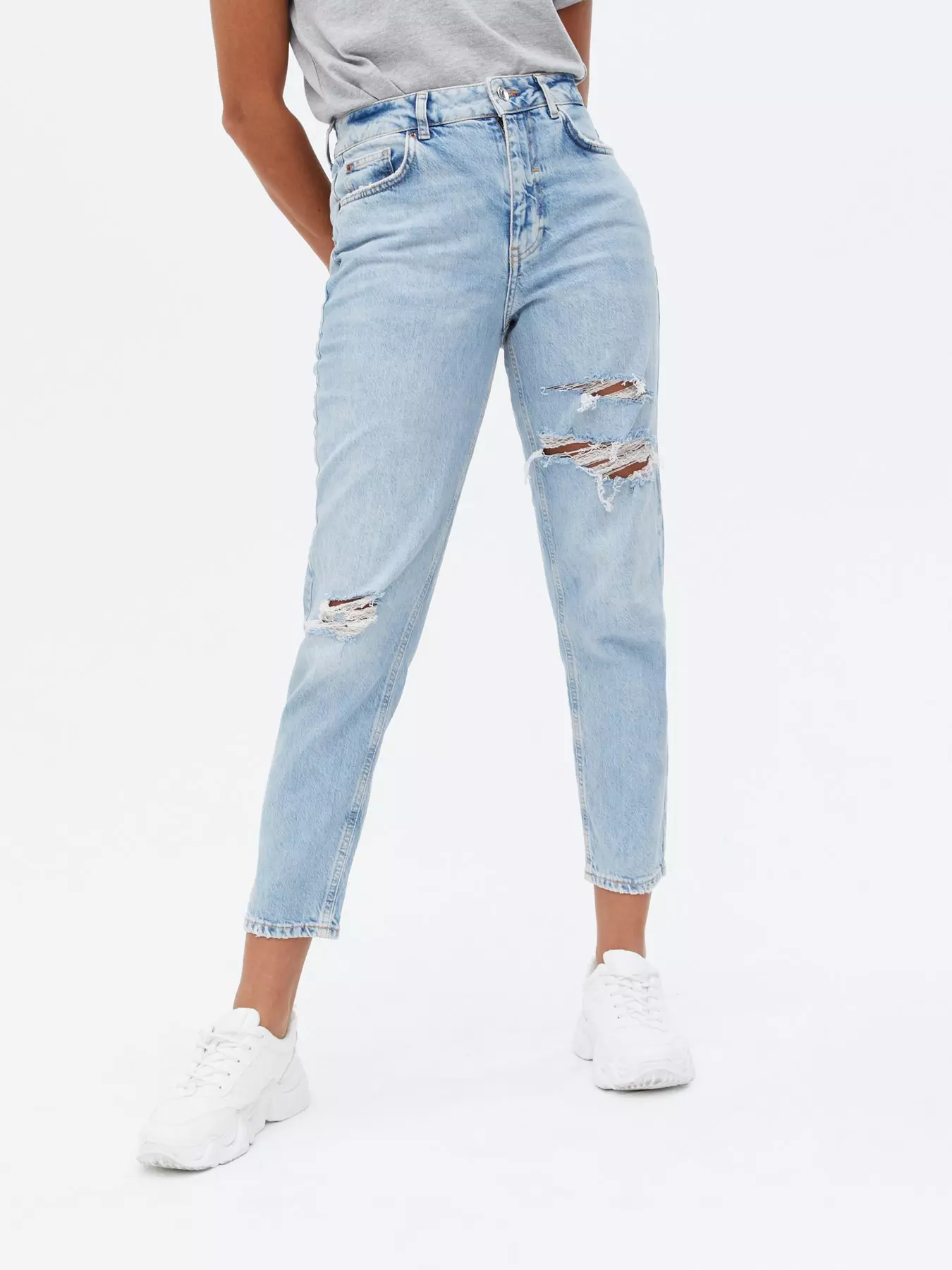 Mom Jeans, Ripped & high waisted mom jeans