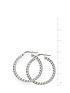 the-love-silver-collection-sterling-silver-bead-hoop-earrings-24mmoutfit