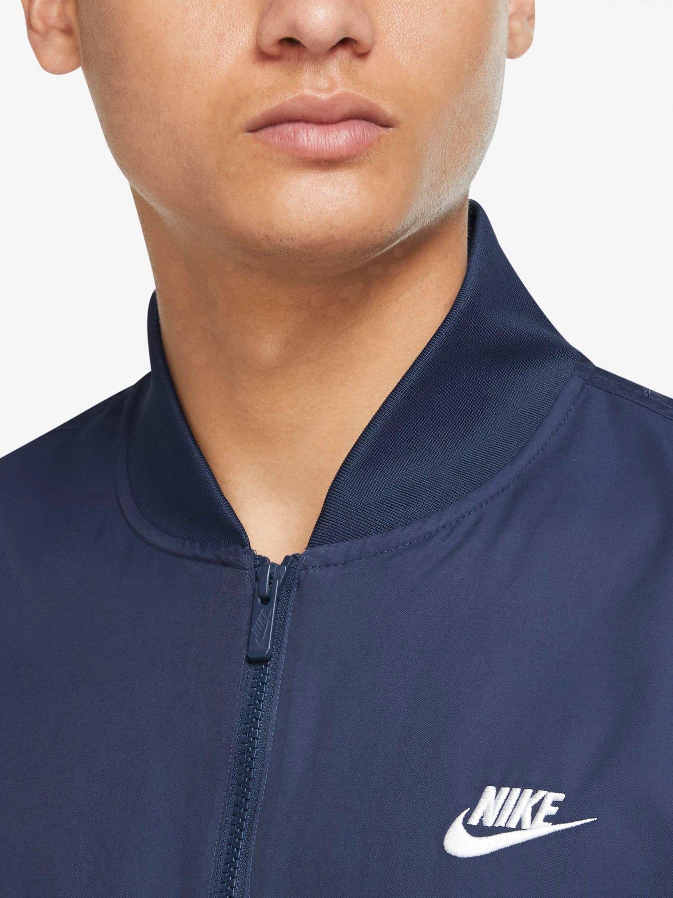 nike bomber jacket navy