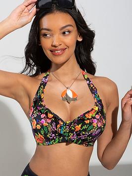 pour-moi-hot-spots-halter-underwired-top-black-floral