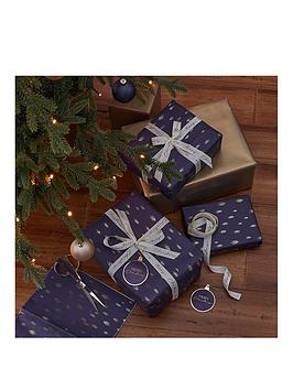 ginger-ray-navy-luxe-gift-wrap-kit-foiled-trees-trio-pack