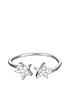 the-love-silver-collection-sterling-silver-double-star-cubic-zirconia-ringback