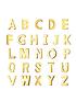 the-love-silver-collection-18ct-alphabet-initial-stud-earringsback