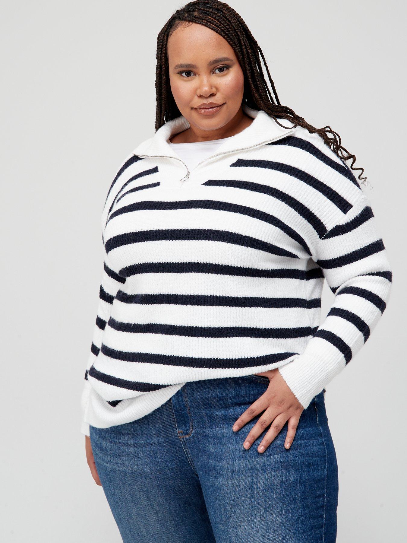 all white plus size jumper