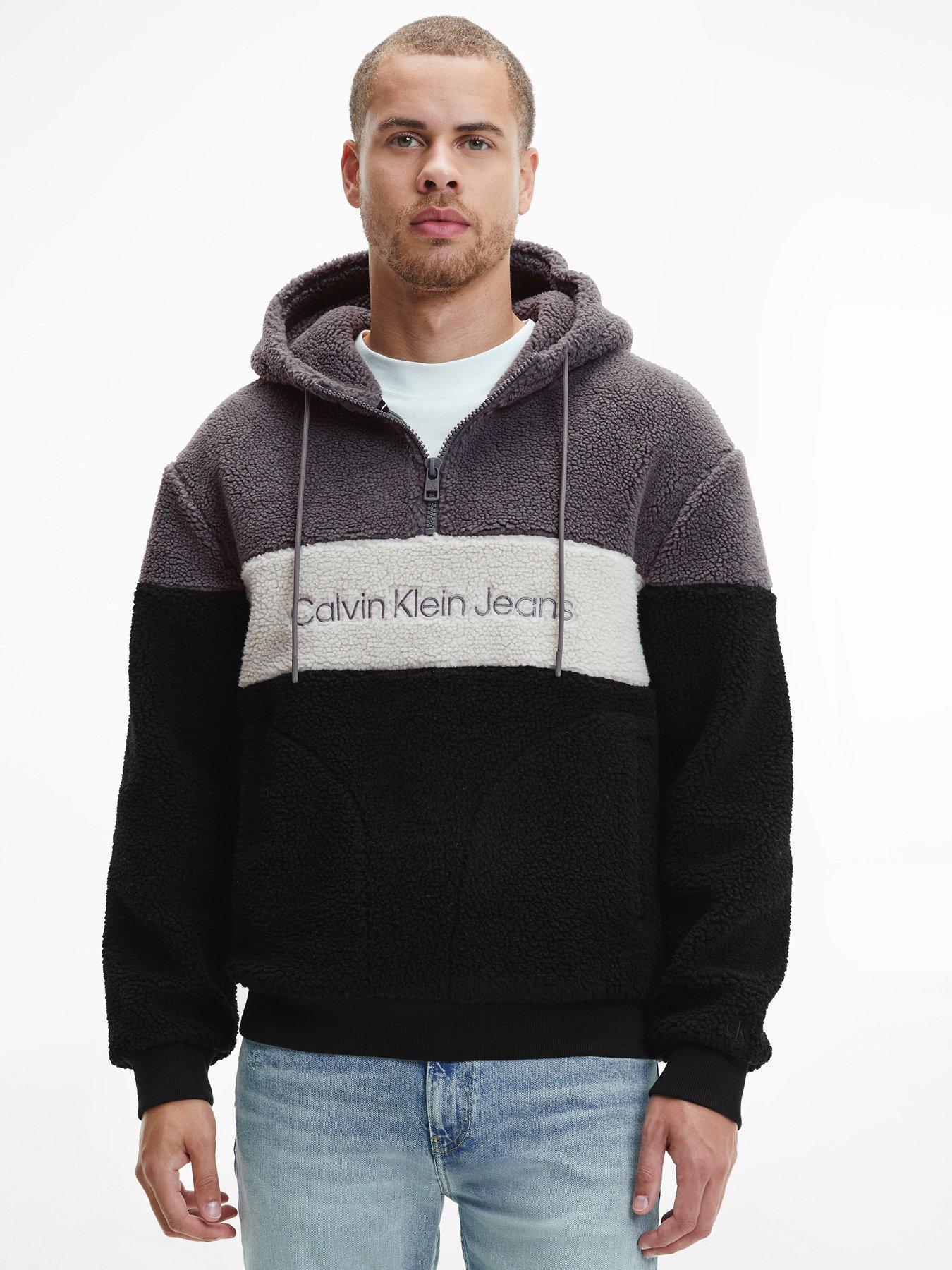 calvin klein sherpa hoodie