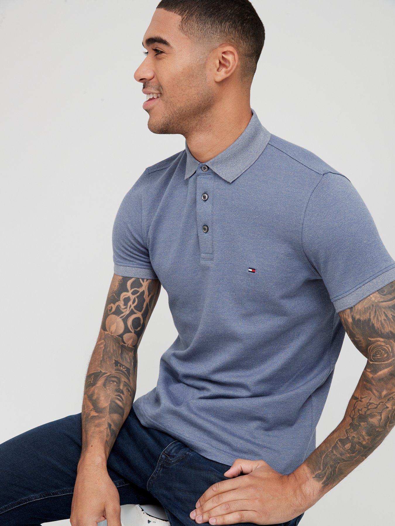 tommy hilfiger navy polo shirt