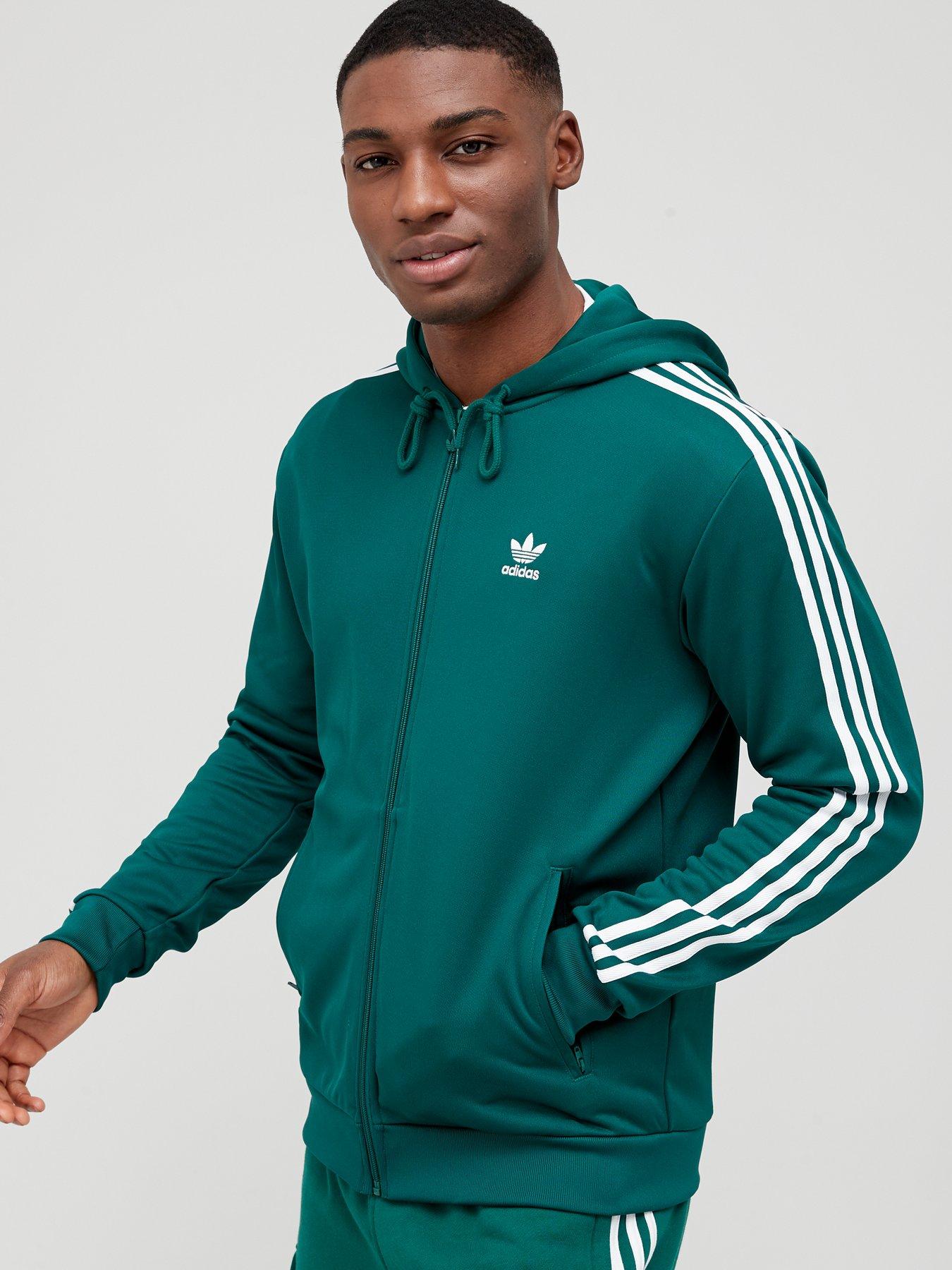 adidas originals three stripe hoodie