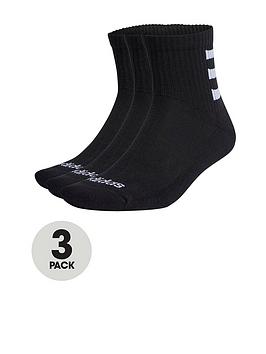 adidas-3-stripe-3-pack-crew-socks-black