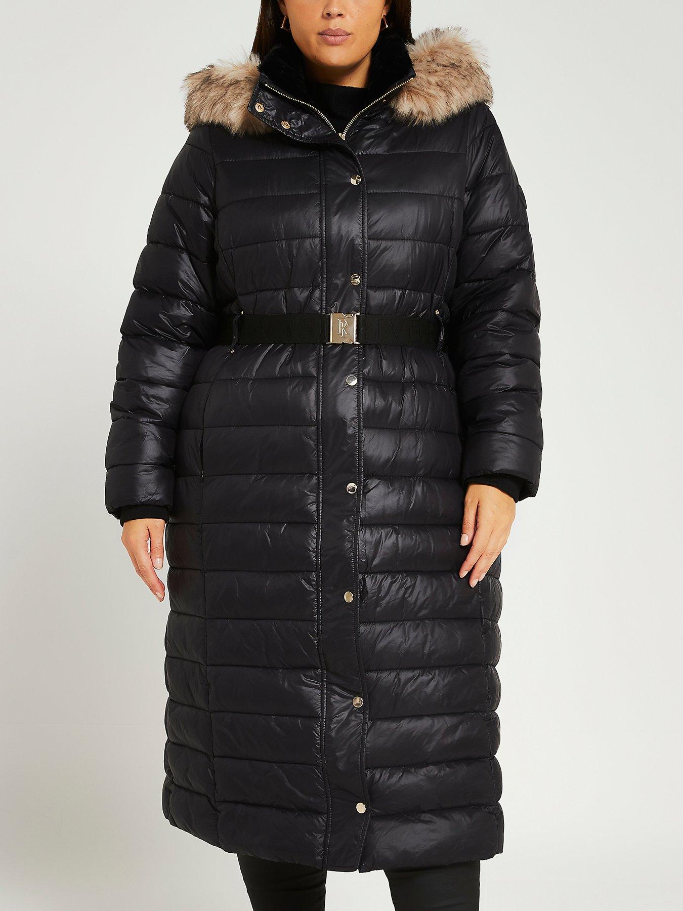 river island plus coats