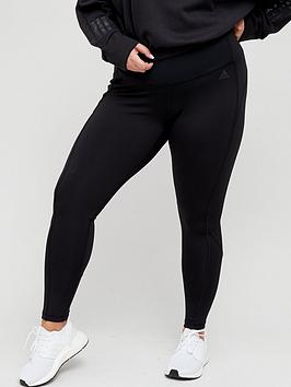 adidas-hyperglam-rib-training-leggings-plus-size-black