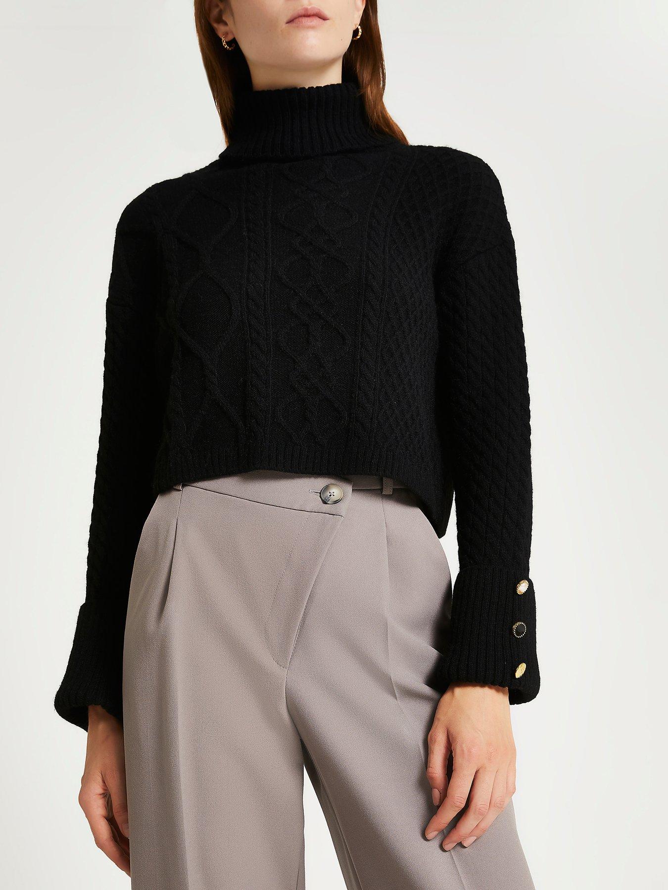 black jumper river island