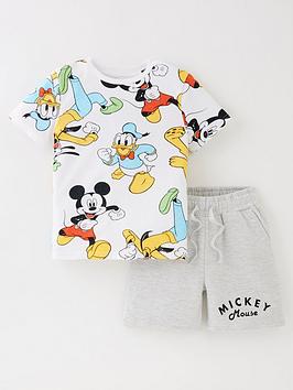 mickey-mouse-boys-disney-mickey-mouse-printed-t-shirt-and-shorts-set-grey