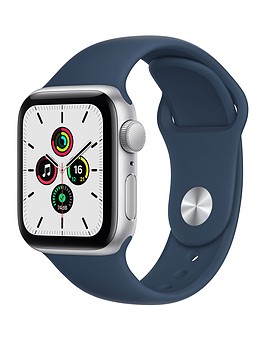 apple-watch-se-gps-40mm-silver-aluminium-case-with-abyss-blue-sport-band
